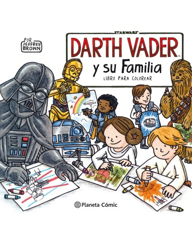Star Wars Darth Vader y su familia Coloring Book