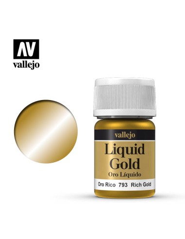 Vallejo Model Liquid rich gold 35ml.