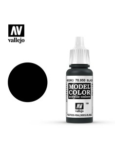 Vallejo Model Color 17 ml: negro  - 1