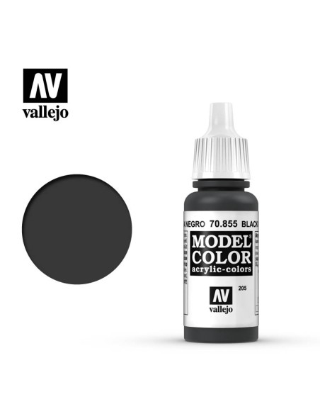 Vallejo Model Color 17 ml: pátina negro  - 1