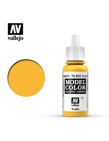 Vallejo Model Color 17 ml: Amarillo mate