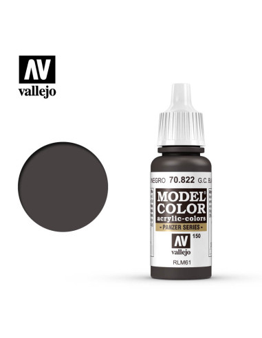 Vallejo Model Color 17 ml: camuflaje alemán pardo negro