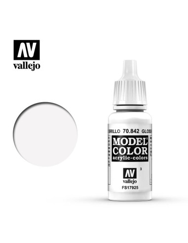 Vallejo Model Color 17 ml: Blanco brillo