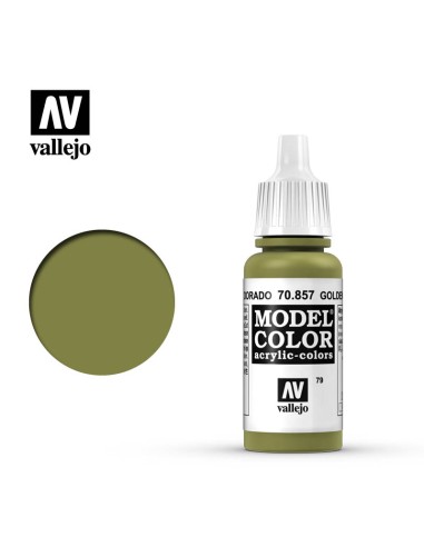 Vallejo Model Color 17 ml: Oliva dorado
