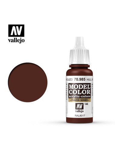 Vallejo Model Color 17 ml: marrón rojizo