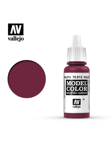 Vallejo Model Color 17 ml: Rojo Violeta