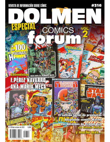 DOLMEN 16. ESPECIAL COMICS FORUM (SEGUNDA PARTE)