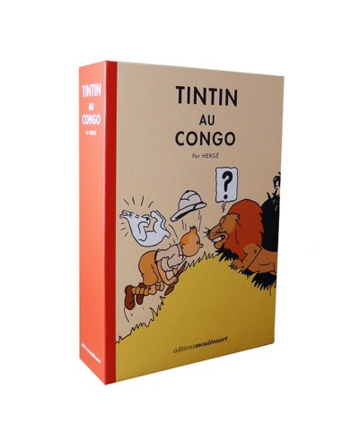 Caja Litografías Tintín en el Congo