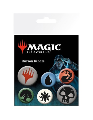 MAGIC THE GATHERING Badge Pack Mana Symbols