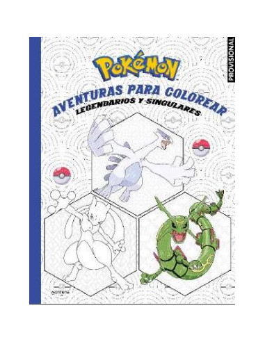 Pokemon aventuras para colorear: legendarios y singulares