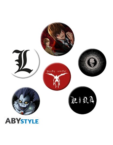 DEATH NOTE Badge Pack Mix