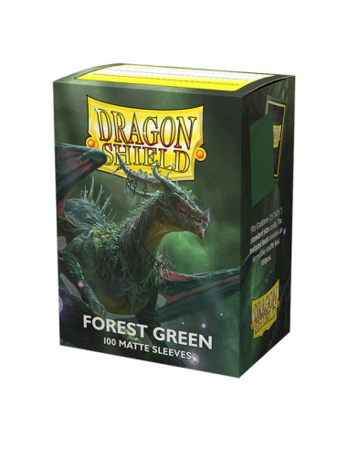 Fundas Standard Matte Forest Green Dragon & Shield