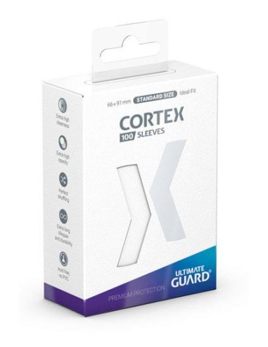 Ultimate Guard Cortex Sleeves Tamaño Estándar Blanco (100)