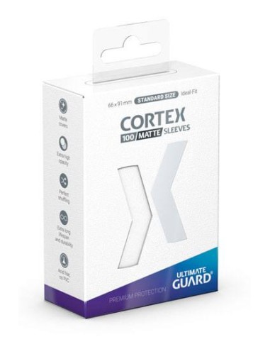 Ultimate Guard Cortex Sleeves Tamaño Estándar Blanco Mate (100)