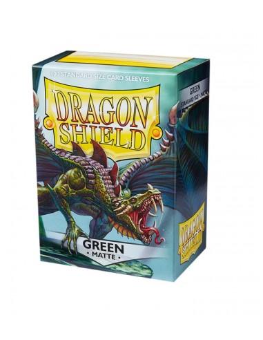 Fundas Standard Matte Verde (100 fundas) Dragon Shield