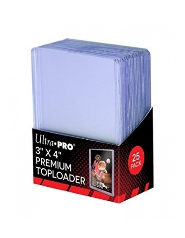 Fundas Standard Toploader Super Clear Premium (25 unidades) Ultra Pro.