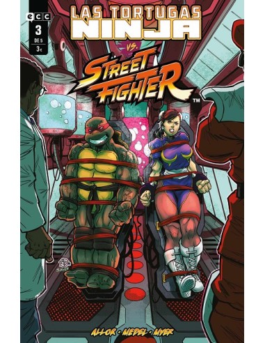 Las Tortugas Ninja vs. Street Fighter núm. 3 de 5