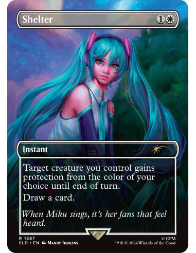 未開封　Secret Lair x Hatsune Miku: Sakura MTG Secret Lair X HATSUNE MIKU Sakura Superstar foil