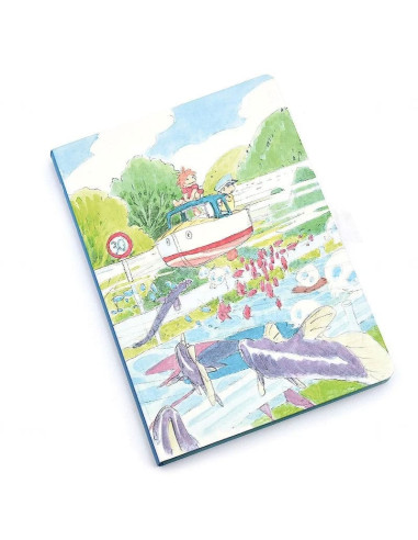 Gake no ue no Ponyo Libreta Ponyo & Sosuke Flexi