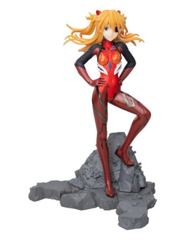 Evangelion: 3.0+1.0 Thrice Upon a Time Estatua Luminasta PVC Asuka Shikinami Langley Vignetteum 30th Anniversary Ver. 23 cm